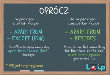 OPRÓCZ: apart from, besides & except (for)